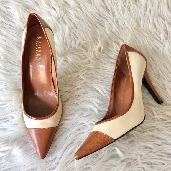 Ralph Lauren Shoes - Ralph Lauren | Leather Cap Toe Adley Heels